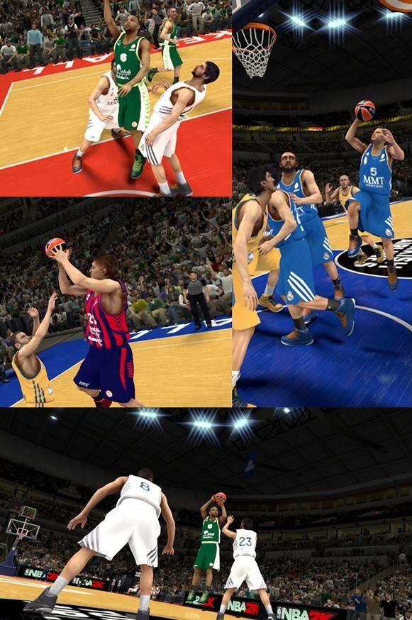 Imágenes de los equipos de la Euroliga del NBA 2K14