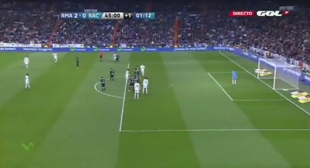 Fuera de juego de Benzema en el segundo gol del Madrid