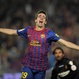 Isaac Cuenca celebrando su gol, Barcelona vs Mallorca