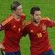 Torres y Jordi Alba tras el gol del madrileño ante Irlanda