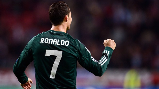 Cristiano Ronaldo celebra uno de sus goles ante el Ajax