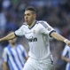 Benzema celebra su gol ante la Real Sociedad