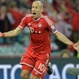 Robben celebra su gol ante el Borussia Dortmund