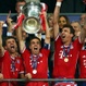Los jugadores del Bayern levantando la Champions