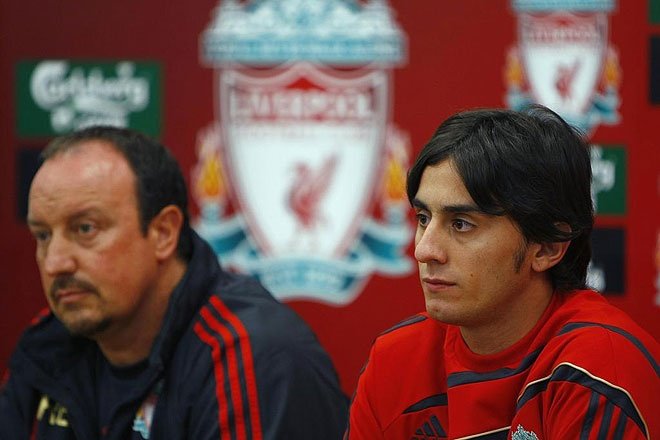 Aquilani, en su presentación