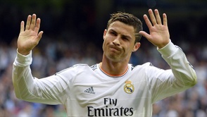 Cristiano Ronaldo celebra su gol ante el Málaga