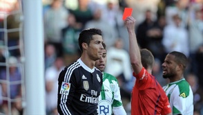 Cristiano Ronaldo es expulsado ante el Córdoba