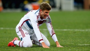 Müller durante el partido ante el Shakhtar