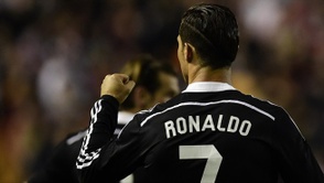 Cristiano Ronaldo celebra su gol ante el Rayo Vallecano
