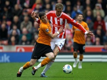 Stephen ward and peter crouch stoke vs wolves 2745881