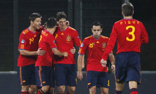 Clasificación Euro 2012: Liechtenstein 0-4 España5
