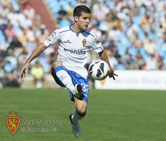 víctor rodriguez en la romareda