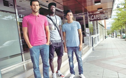 Cantero, Diop y David Fernández nuevos jugadores del Real Oviedo.