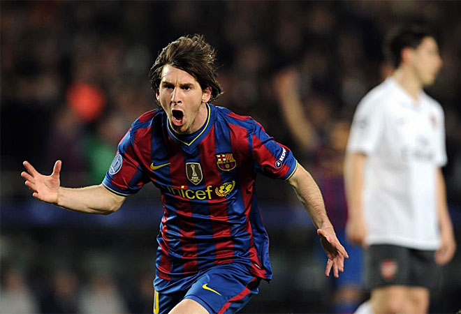 Exhibición de Messi en el Camp Nou