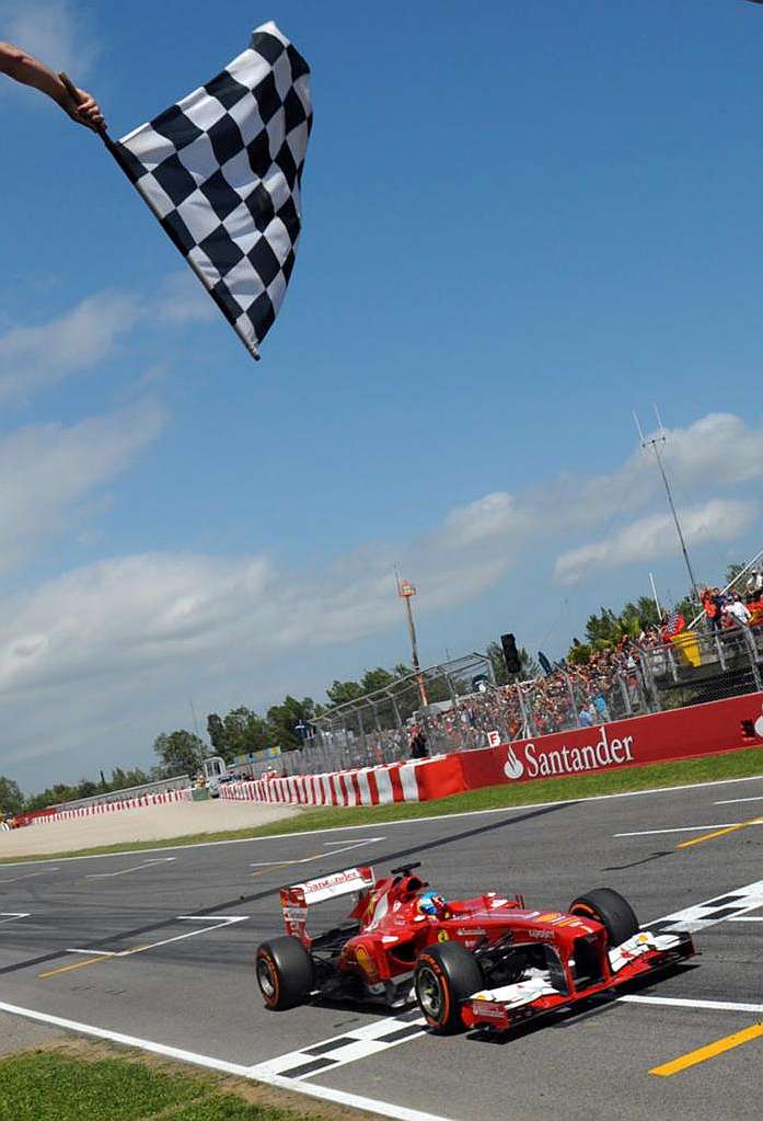 Alonso ganando en España 2013