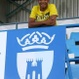 Mitogo, en las gradas de la Sociedad Deportiva Ponferradina (2009)