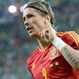 Fernando Torres celebrando el 1-0
