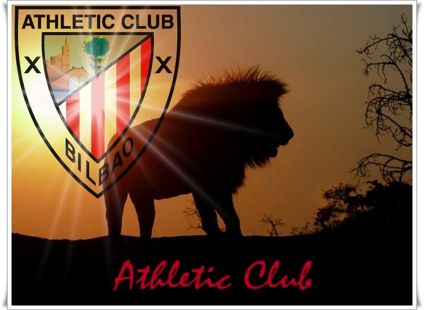 Escudo Athletic y león al trasluz