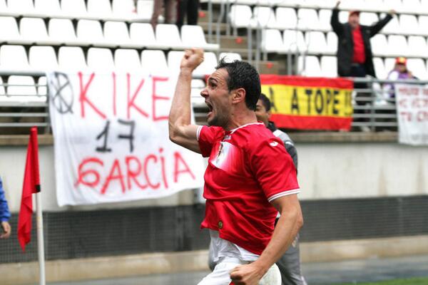 Real Murcia 1-0 UD Almería, Extasis de Kike García en el gol!!