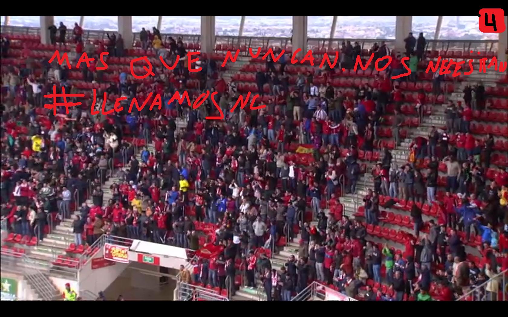 El Real Murcia y los jugadores nos necesitan mas que nunca, #LlenamosNC