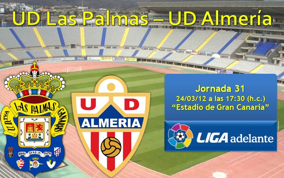 Jornada 31: UD Las Palmas - UD Almería