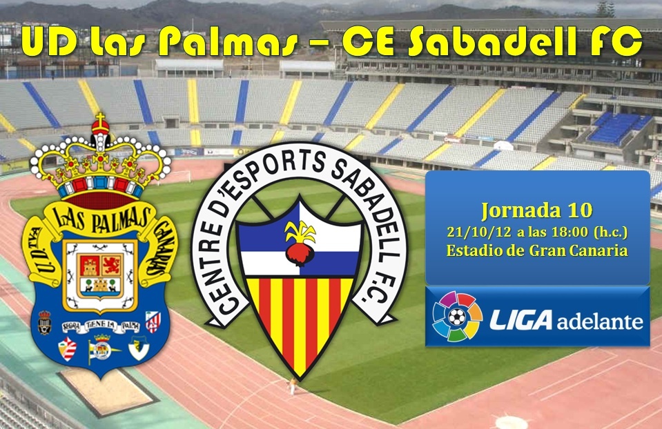 Jornada 10: UD Las Palmas - CE Sabadell