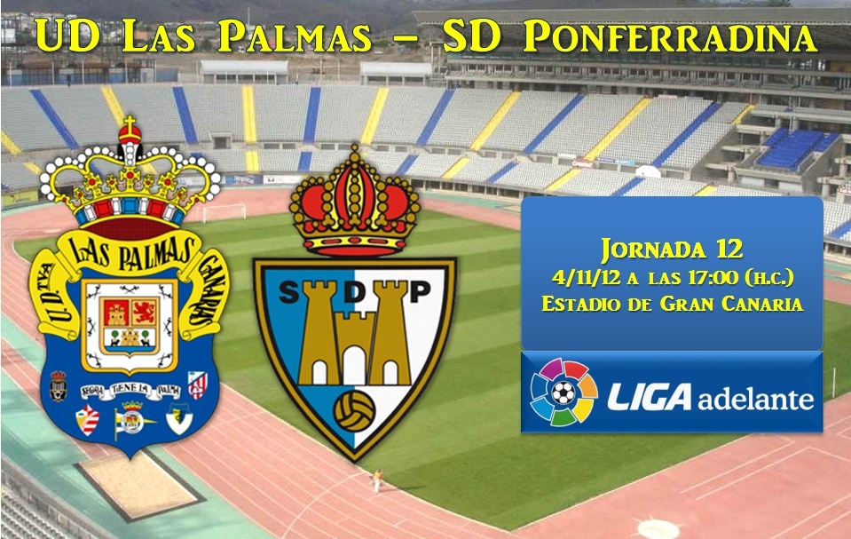 Jornada 12: UD Las Palmas - SD Ponferradina