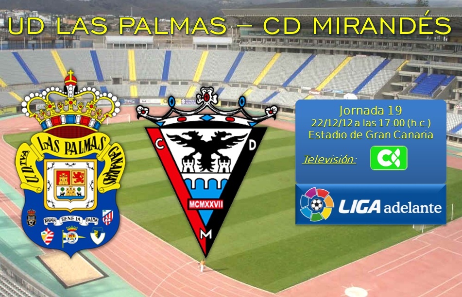 Jornada 19: UD Las Palmas - CD Mirandés