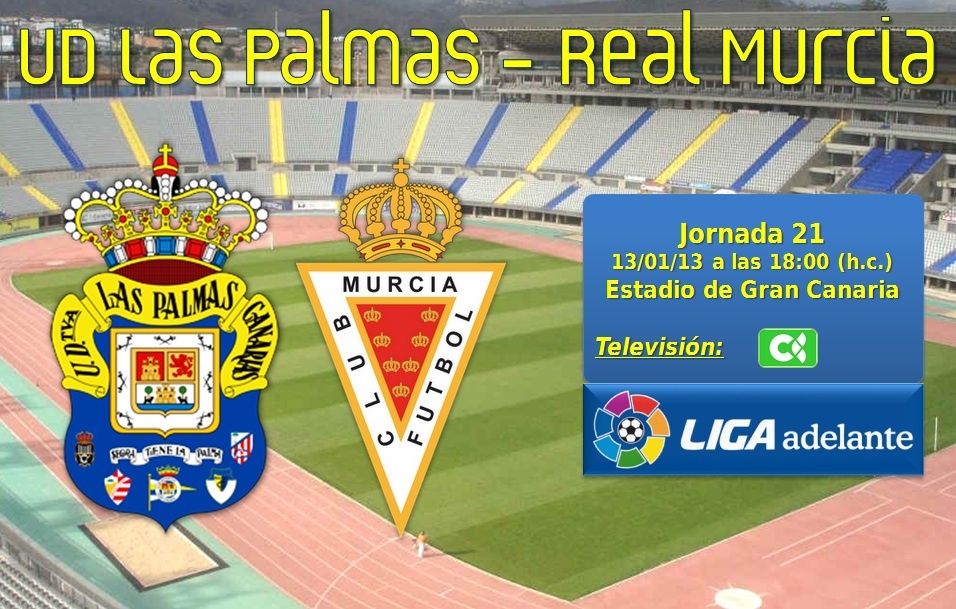 Jornada 21: UD Las Palmas - Real Murcia