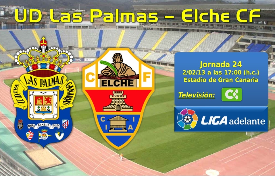 Jornada 24: UD Las Palmas - Elche CF