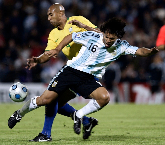 Kun Agüero, Argentina vs Brasil