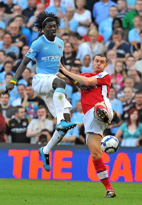 Adebayor, Manchester City vs Arsenal