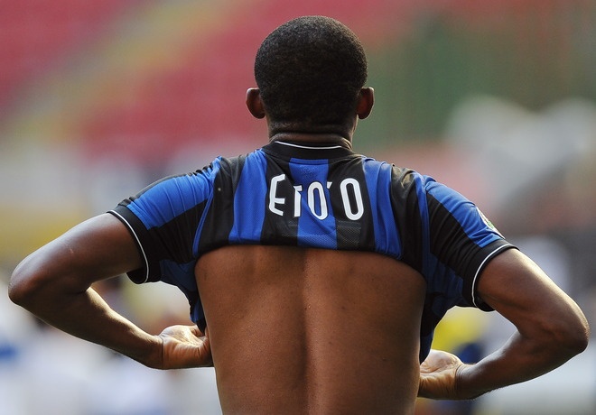 Etoo, Inter vs Parma, Calcio