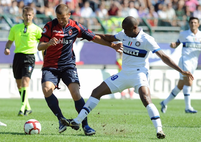 Samuel Etoo, Cagliari vs Inter