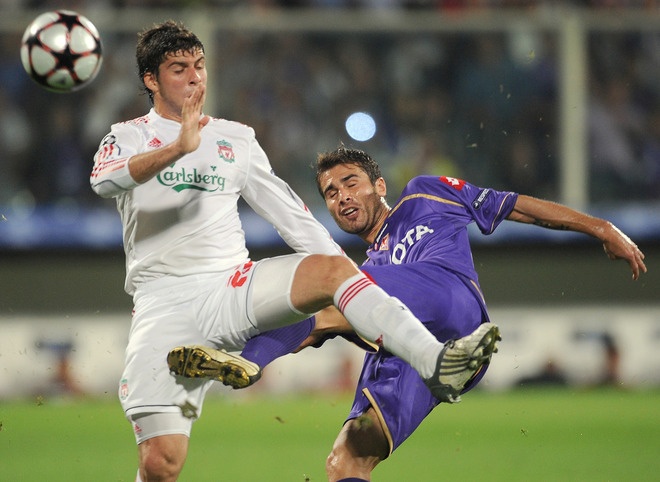 Mutu, Fiorentina vs Liverpool