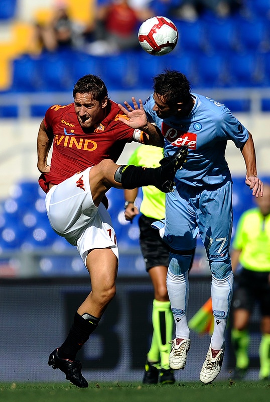 Totti, Roma vs Napoli
