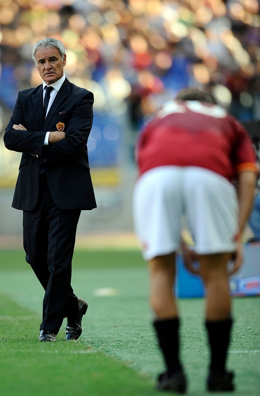 Totti y Ranieri, Roma vs Napoli