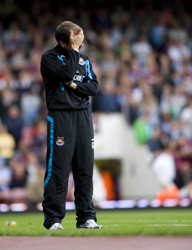Gianfranco Zola, entrenador del West Ham