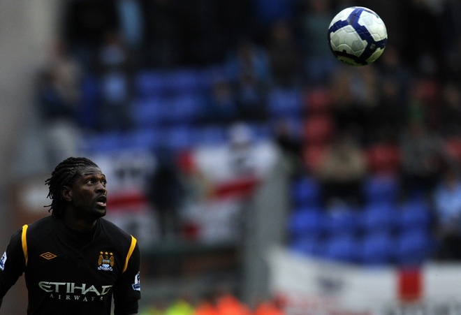 Adebayor, jugador Manchester City