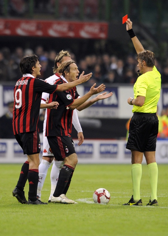 Tarjeta Roja, Milan vs Roma