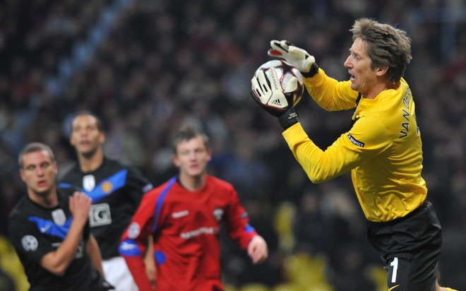 Van der sar  cska moscu vs manchester