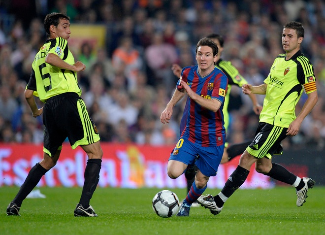 Lionel Messi, Barcelona vs Zaragoza