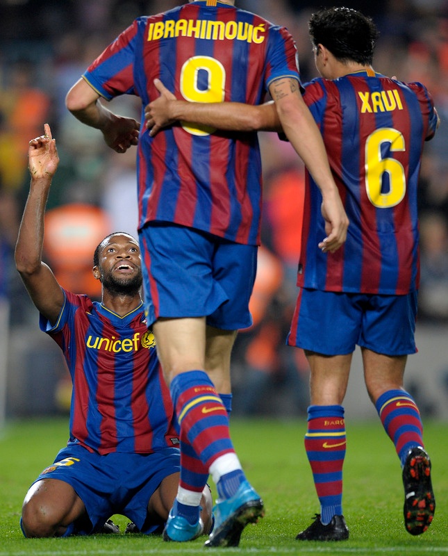 Ibrahimovic y Keita, Barcelona vs Zaragoza