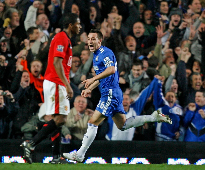 Terry, Chelsea vs Manchester United