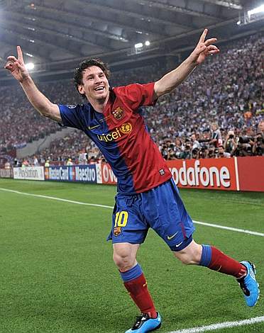 Lionel Messi, final de la Champions 08/09