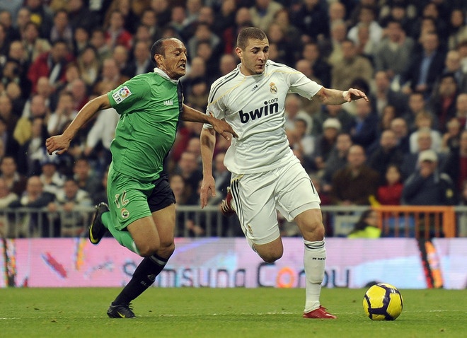 Benzema, Real Madrid vs Racing