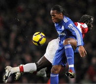 Drogba, Arsenal vs Chelsea