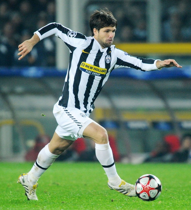 Diego, jugador Juventus Champions League