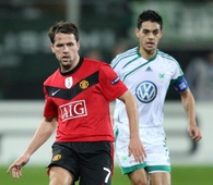 Michael owen  manchester united en champions league