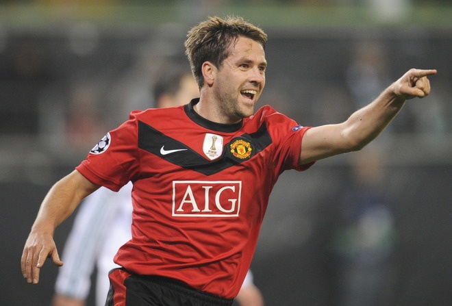 Michael owen  manchester united en champions league